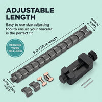 MagnetPure Ultra Black Copper Magnetic Bracelet for Men