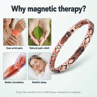 MagnetPure Fish Link Copper Magnetic Bracelet for Women
