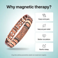 MagnetPure Eagle Copper Magnetic Bracelet for Men