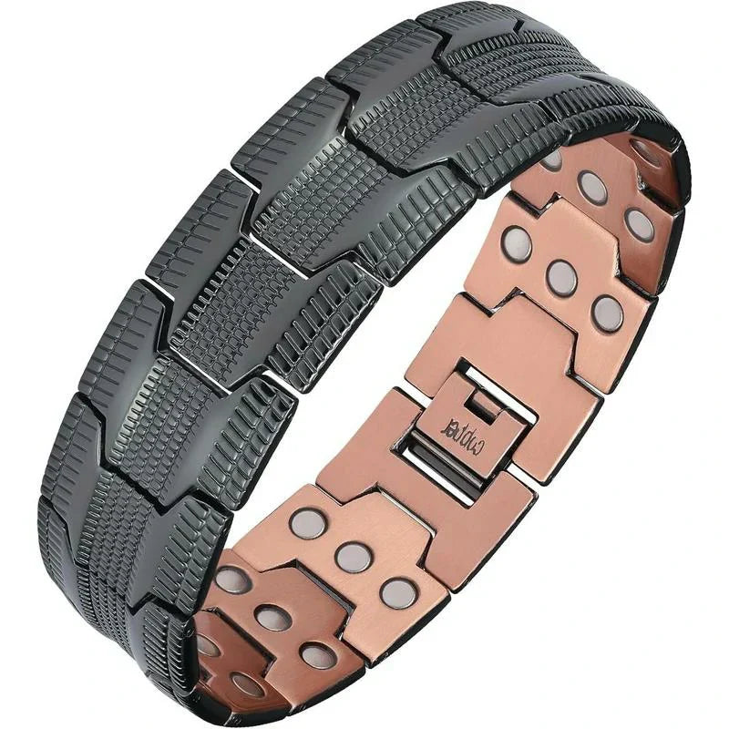 MagnetPure Ultra Black Copper Magnetic Bracelet for Men