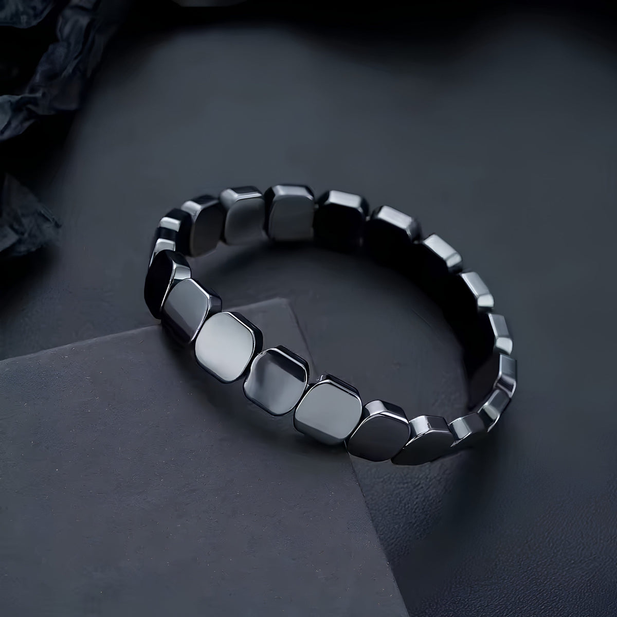 HEXCHARM PREMIUM HEMATITE BRACELET