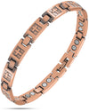 Women’s Ultra Strength Pure Copper Magnetic Bracelet (Cross)