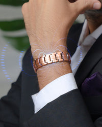 His & Hers Matching Magnetic Bracelets – EllipseMAX Copper