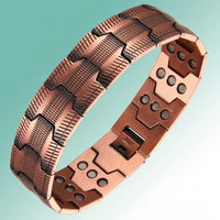 MagnetPure Cross Prayer Copper Magnetic Bracelet for Men