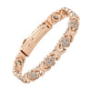 MagnetPure Crystal Clover Copper Magnetic Bracelet for Women