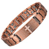 MagnetPure Cross Prayer Copper Magnetic Bracelet for Men